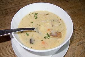 Czech Potato Soup (Bramboračka)