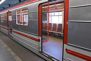Prague Subway Car