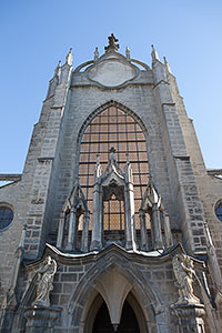 Front of the Cathedral of Our Lady in Kutná Hora