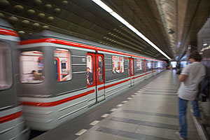 Prague Metro Platform